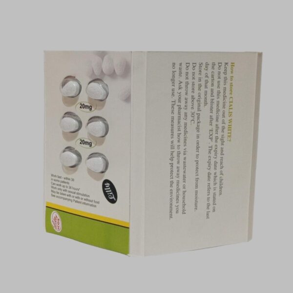 Cialis White Lilly 20mg 6 Tablets - Image 3